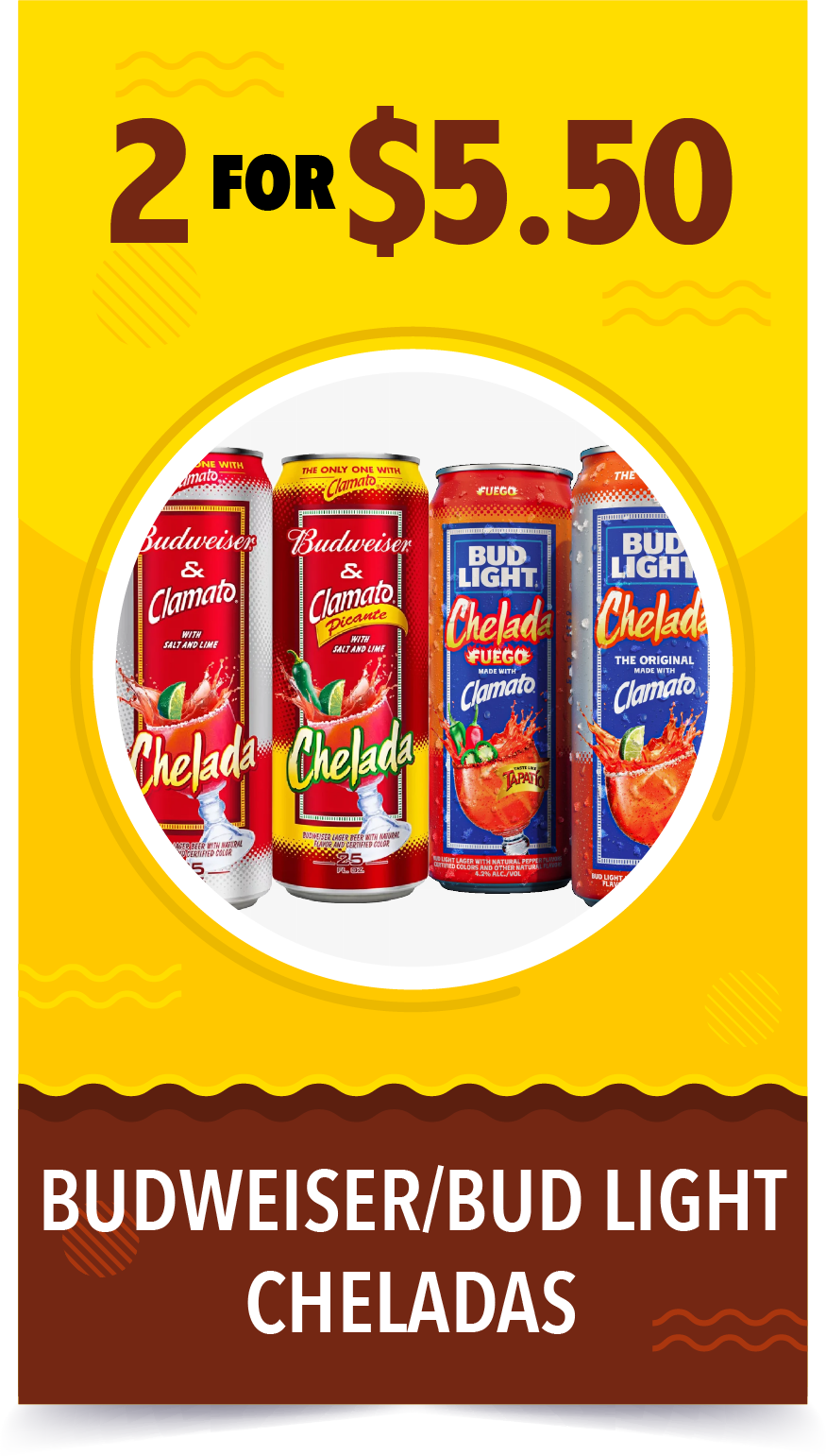 Budweiser/Bud Light Cheladas